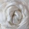 2oz Rose Fiber: Natural White Undyed Combed Top Roving. Plant Based, Eco Friendly, Vegan